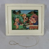 Vintage Walt Disney Jaymar Co Musical Frame