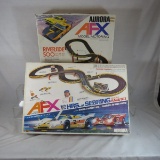 2 AFX Aurora Slot Car Sets