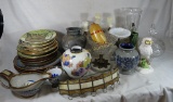 Decorator Plates, Glassware, vases and more