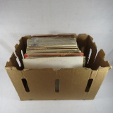 Box of Records- Elvis, Nat King Cole & More