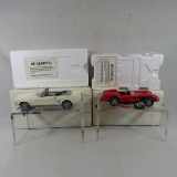 Danbury Mint 66 Mustang & 58 Ferrari 250