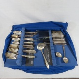 67 Piece Oneida Tudor Community Plate Flatware set