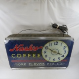 Nash Coffee One sided advertising clock