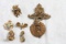 Lot of Brass Military Pins & Hat Badges