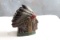 50's Brass Indian Head Bank Made in Japan