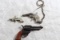 3 Mid Century Miniature Gun Key Chains