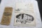 1894 Wm Deering Notebook & 2 Oliver Postcards
