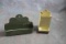 Metal Hanging Comb/Brush Holder & Stick Match