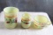 3 Custard Glass Souvenirs Cannon Falls Minnesota