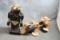 1961 Fisher Price Snoopy Dog & Battery Op Robot