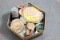 Junk Drawer Lot Pinbacks, Military Medal, Patch,