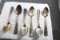 6 Antique Collectible Rogers 12 SP Tablespoons