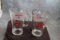 2 Glass Beer Pitchers Coors Banquet, Miller High