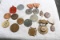Lot of Old Pins, Medals, Tokens Firemen, Detective