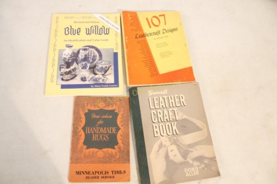 Leathercraft Books, Handmade Rugs, Blue Willow Bk