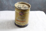 Skelly Oil Supreme Grease Tin Can One Pound Size