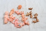 Lot Plastic Baby Dolls BEST USA some Jointed
