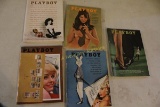 5 Playboy Magazines from 1960's Ian Fleming Bond