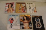 6 Playboy Magazines 1958, 1966, 1963 Jayne Mansfield