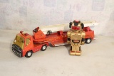 Nylint Semi Tractor Trailer Fire Truck & Magic Mike