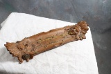Unusual Cast Iron Native American Canoe Ashtray