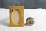 Celluloid Picture Frame & Measuring Tape Indian