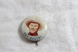1953 Post Flakes Cereal Roy Rogers Pinback