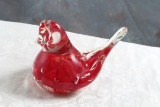 Joe Rice Cardinal Bird Paperweight 4 1/2