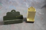 Metal Hanging Comb/Brush Holder & Stick Match