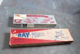 1940's Ray Models Wood Shooting Star Model w/Box &