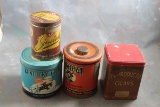 4 Tobacco Tins Justrite, Kentucky Club, El Producto