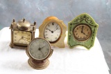 4 Clocks Wilcox & New Haven Celluloid, Europa 2 J