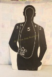 Vintage FBI Cardboard Shooting Target 42