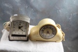 2 Electric Alarm Clocks Sessions & Telechron