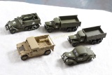 5 Johnny Lightening U S Military Toy Vehicles 1:64