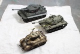 3 Toy U S Army WW2 Tanks 21st Century Measuring