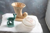 Love Birds Dresser Jar, USA Cornucopia Vase 6