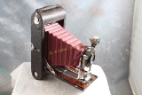 Kodak 3-A Model 4-B Folding Pocket Camera Red Bellow