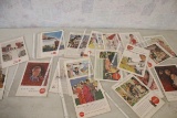 18 Coca Cola Advertisements Sleeved 1950's