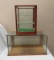 2 Vintage Wooden Glass Display Cases