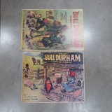 2 Bull Durham Reproduction Black Americana Posters
