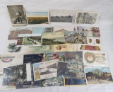 28 Vintage postcards - Christmas, Advertising,
