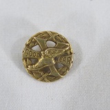 14K Gold Goodyear 10th Anniversary Pin