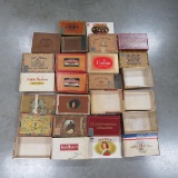 Vintage Cigar Boxes- Some Missing Lids