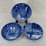 1934, 1937 and 1959 B&G Christmas Plates