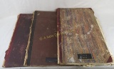 1880's Leon MN ledger books & newspaper clippings