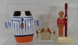 3 Vintage toothbrush holders Japan & England