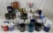 Collection of travel, souvenir & other coffee mugs