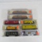 8 N Scale Train Cars with 2 Locomotives