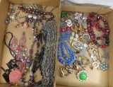 Vintage jewelry, some sets, belt buckle and more